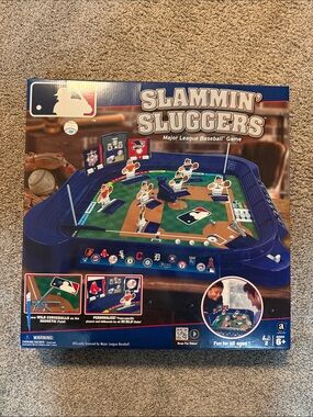 Slammin' Sluggers Major League Baseball Board Game - Blue